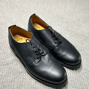 Havana Joe Mens Black Leather Oxford ShoesMade in Spain Size EU 47 US 13